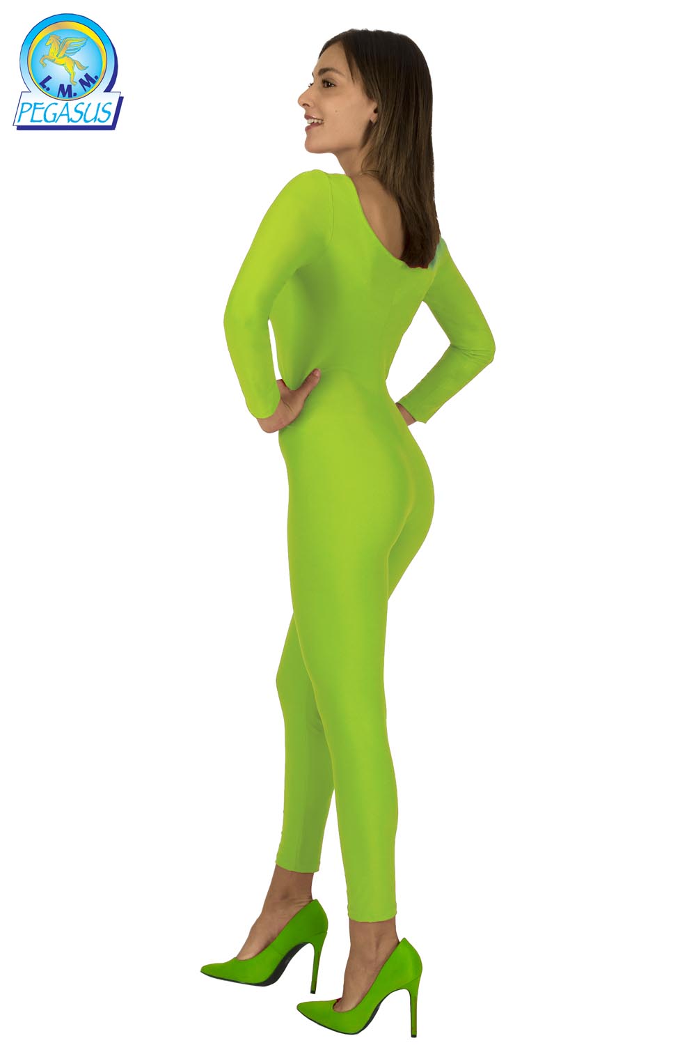 TUTA LYCRA VERDE MELA DANZA DONNA